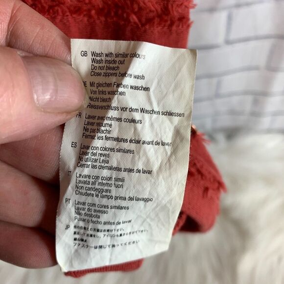 Maison Scotch Coral Lace Detail Shift Dress Sz 2 - Picture 6 of 7